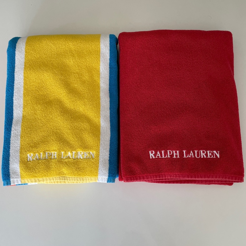 SOLD Vintage Ralph Lauren Beach Towels